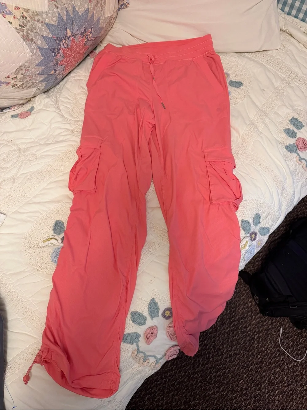 Lululemon Glaze Pink Dance Studio Relaxed-Fit Cargo Pants - Coral/pink